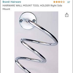 HAIRWARE WALL MOUNT TOOL HOLDER Right Side Mount